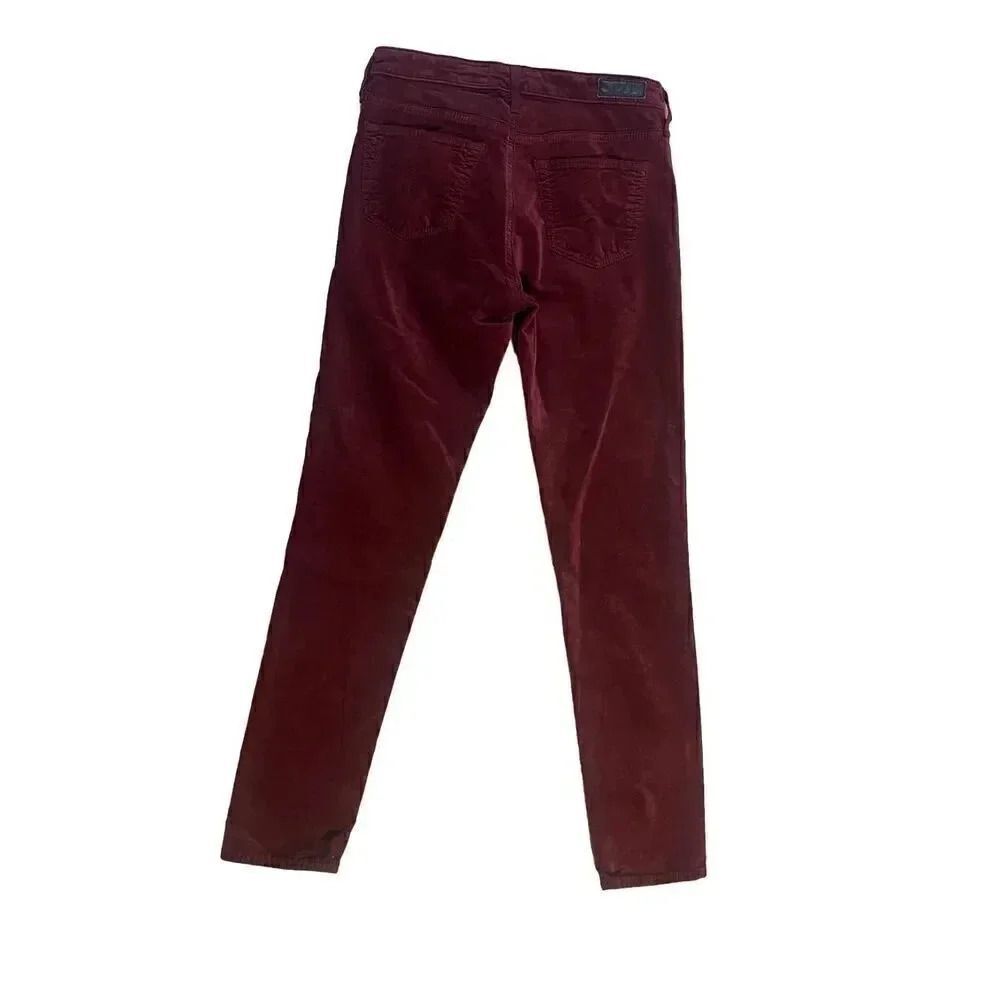 Adriano Goldschmied The Stevie Burgundy Jeans Pants Size 25 - Picture 2 of 7